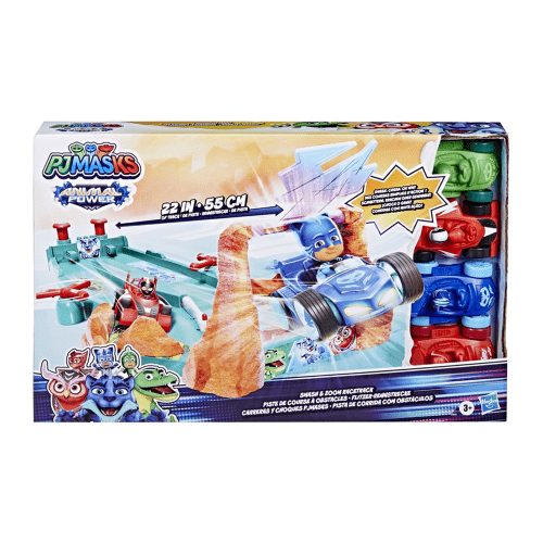 HASBRO PJ MASKS CAR LAUNCH TRACK 4 VEHICLES HASBRO PJ MASKS CAR LAUNCH TRACK 4 VEHICLES